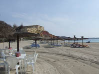 The beach